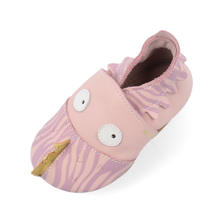 Babbucce in pelle morbida, Gruff blossom | Bobux soft sole