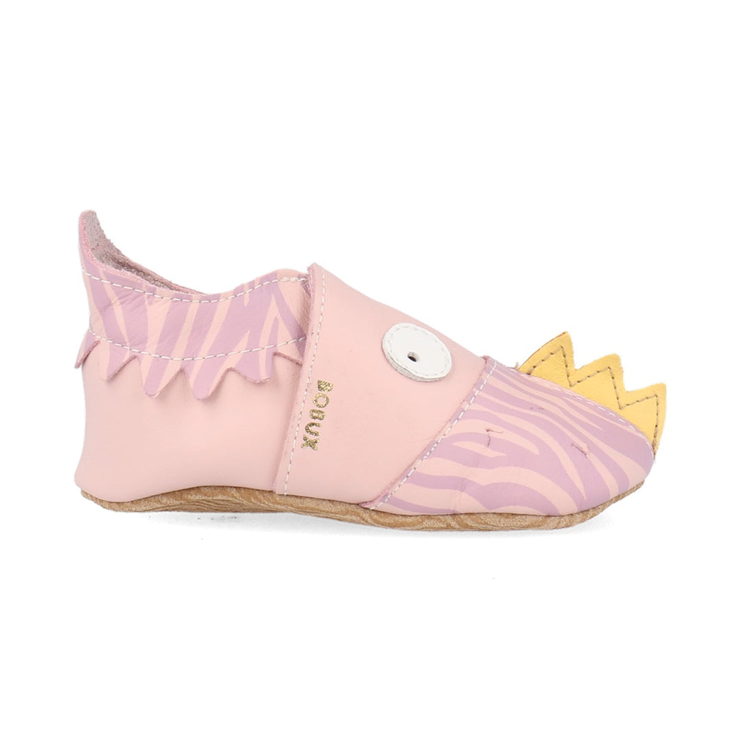 Babbucce in pelle morbida, Gruff blossom | Bobux soft sole