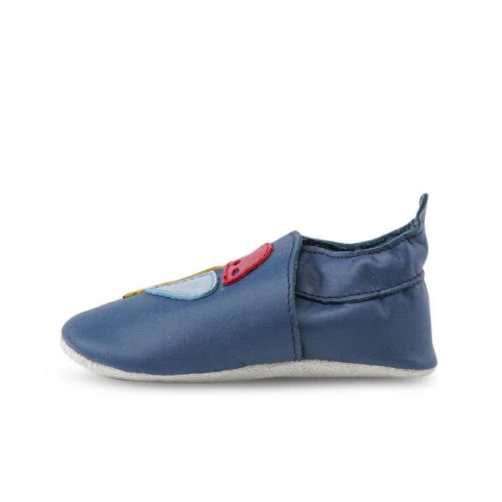 Babbucce in pelle morbida, Yacht navy | Bobux soft sole