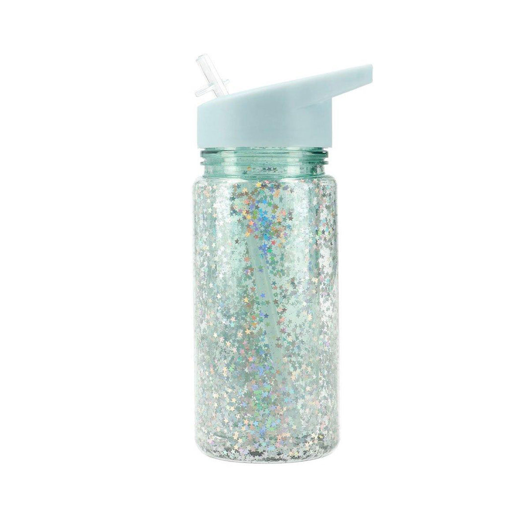 Borraccia glitter star, Turquoise | Tutelle