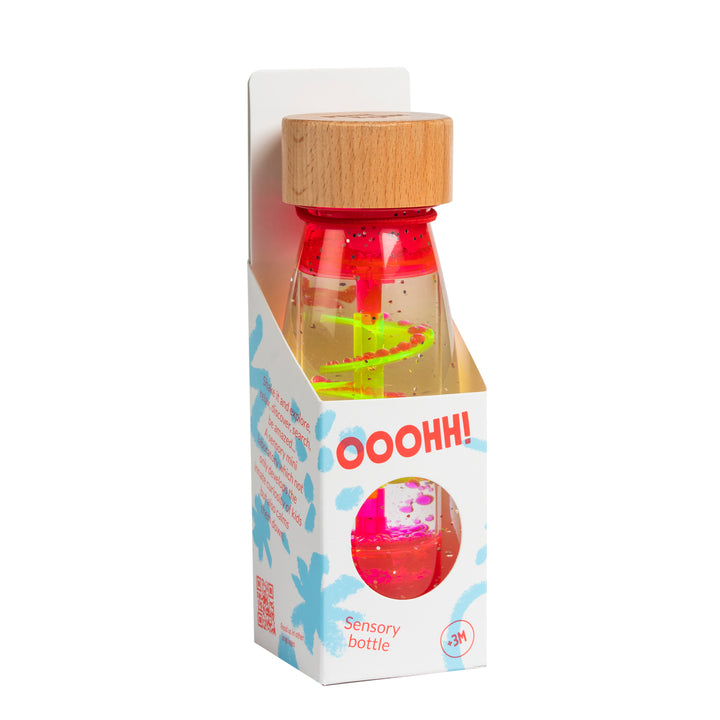 Bottiglia sensoriale Move Spiral pink