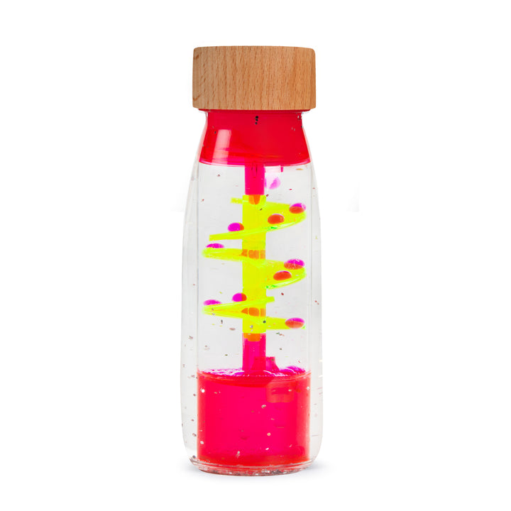 Bottiglia sensoriale Move Spiral pink