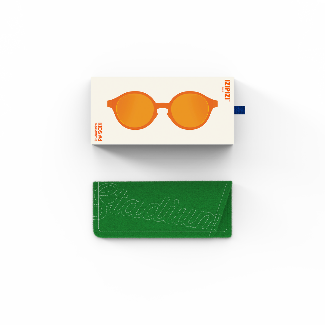 Occhiali da sole polarizzati e flessibili 9-36 mesi, Iconic Orange smash