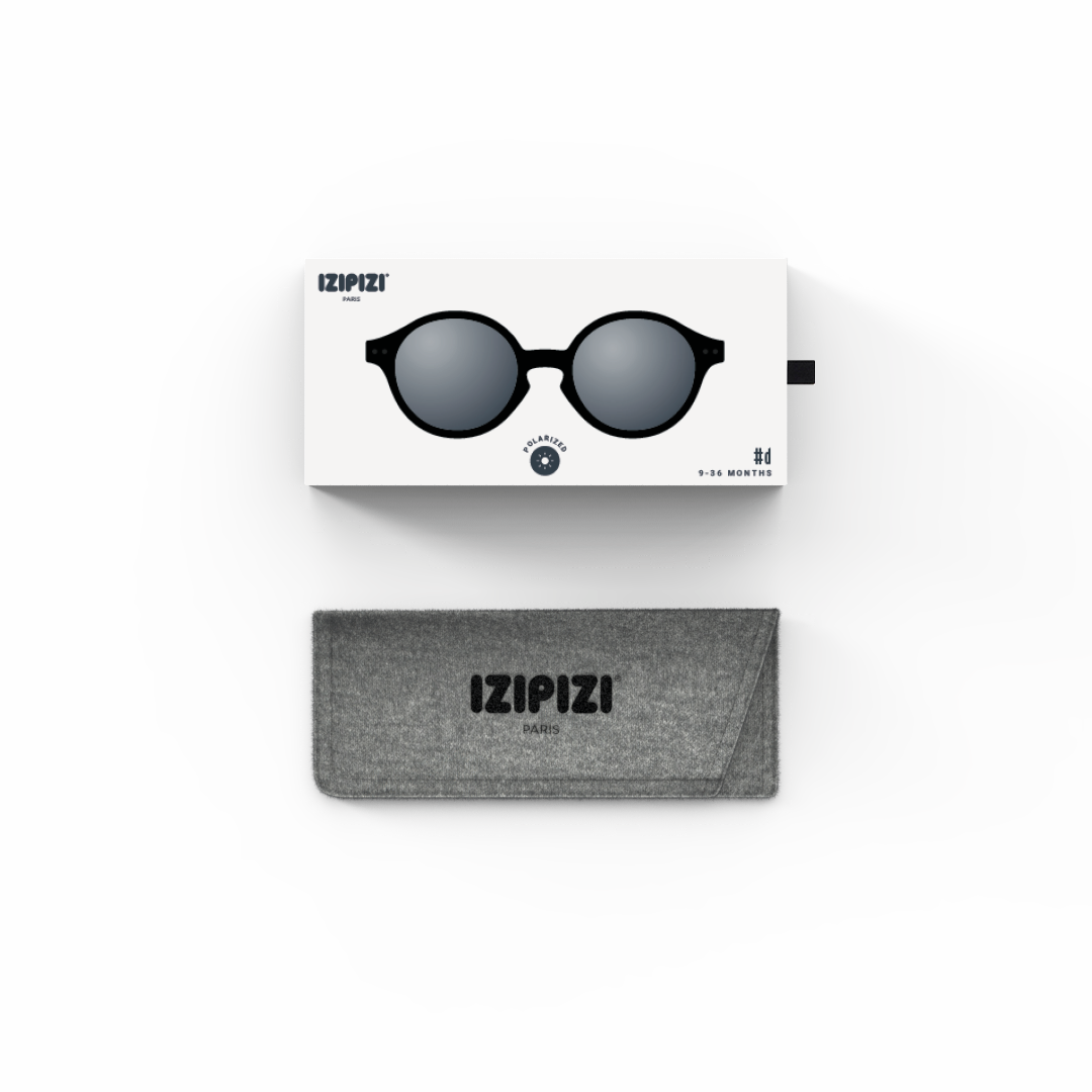 Polarized and flexible sunglasses 9-36 months, Iconic Black