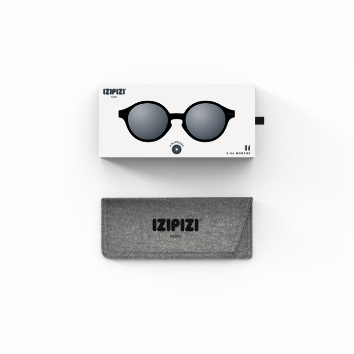 Polarized and flexible sunglasses 9-36 months, Iconic Black