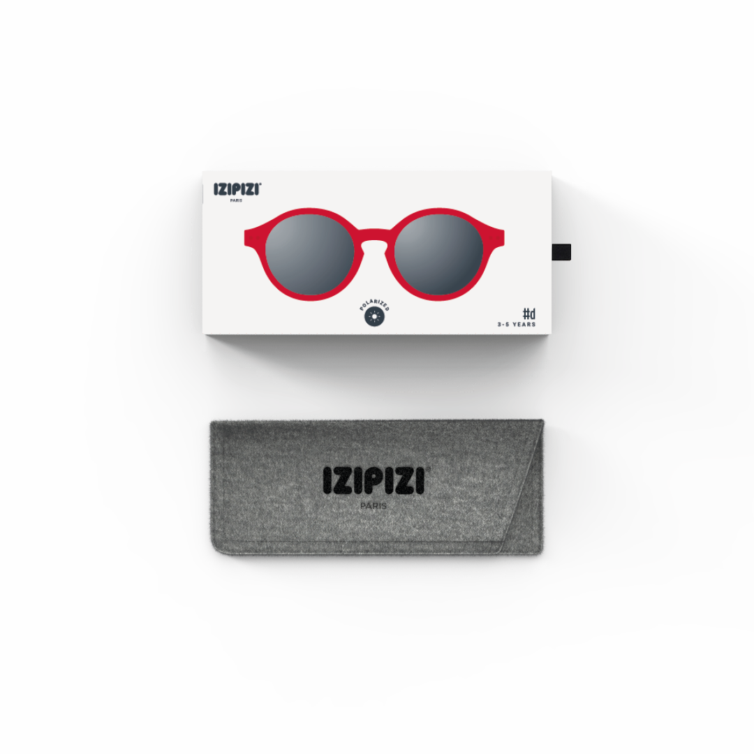 Occhiali da sole polarizzati e flessibili 3-5 anni, Iconic Red
