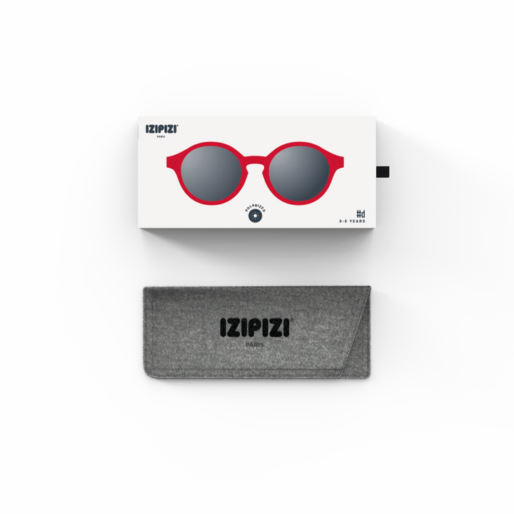 Occhiali da sole polarizzati e flessibili 3-5 anni, Iconic Red