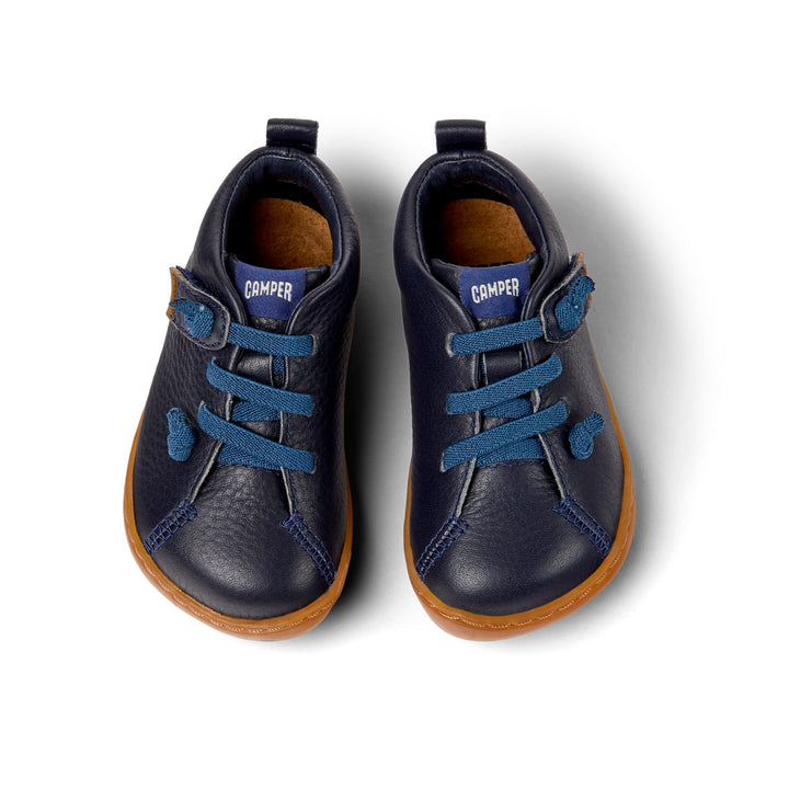 Scarpe per bambini in pelle blu navy, Peu primi passi | Camper