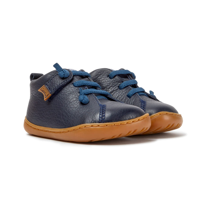 Scarpe per bambini in pelle blu navy, Peu primi passi | Camper