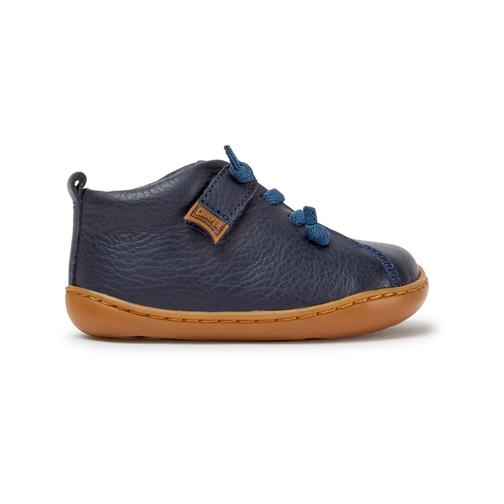 Scarpe per bambini in pelle blu navy, Peu primi passi | Camper