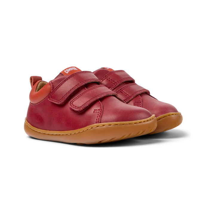 Camper | Scarpe in pelle bordeaux per bambini, Peu First Walkers