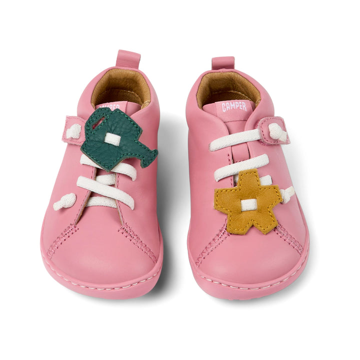 Scarpe per bambini in pelle rosa, Peu Twins primi passi | Camper