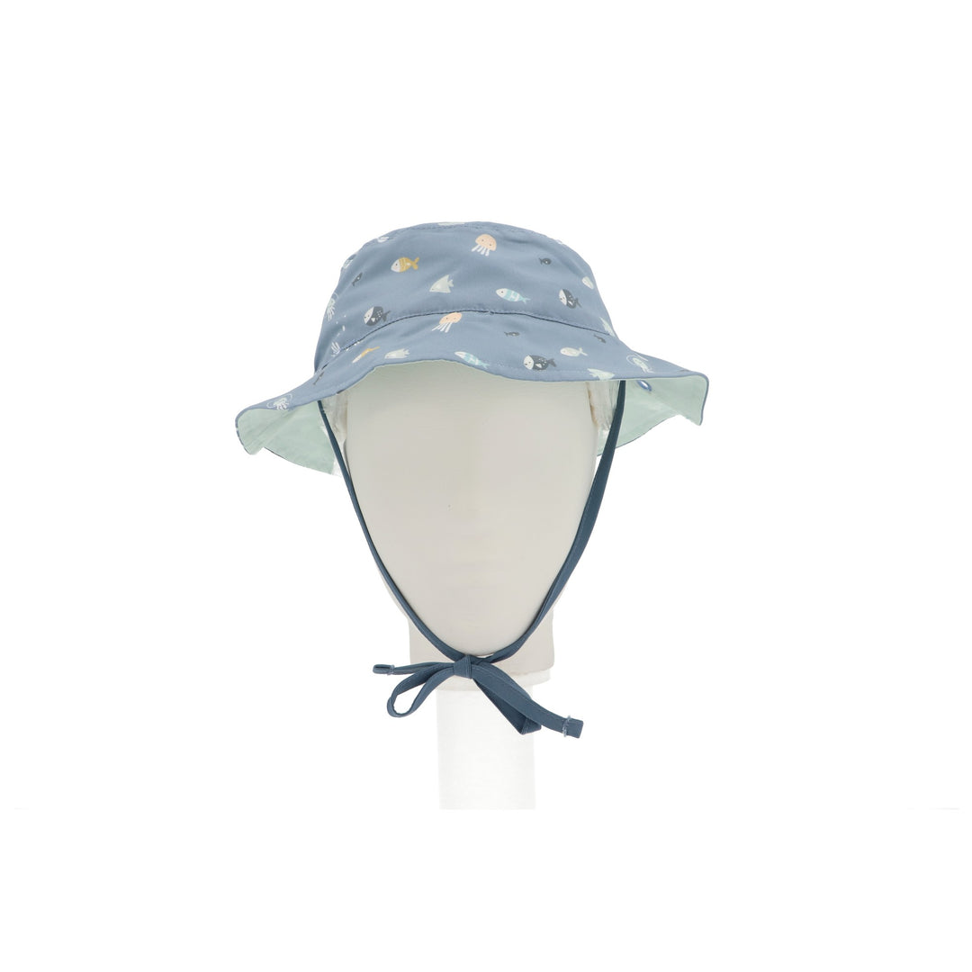Reversible quick-drying hat, Fishes