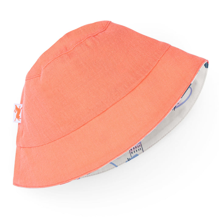 Cappello reversibile corallo, Lys