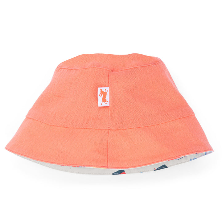 Cappello reversibile corallo, Lys