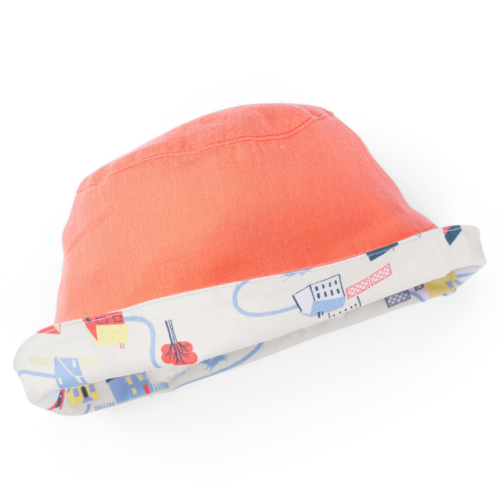 Cappello reversibile corallo, Lys