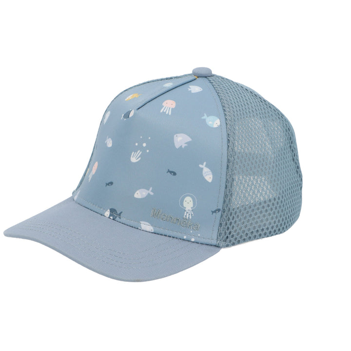 Hat with visor 3 years+ (adjustable) Fishes
