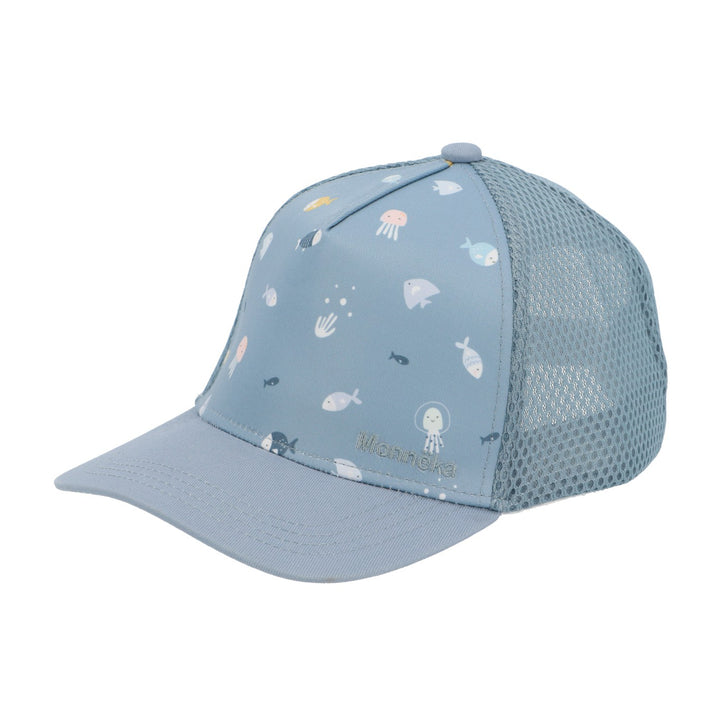 Hat with visor 3 years+ (adjustable) Fishes