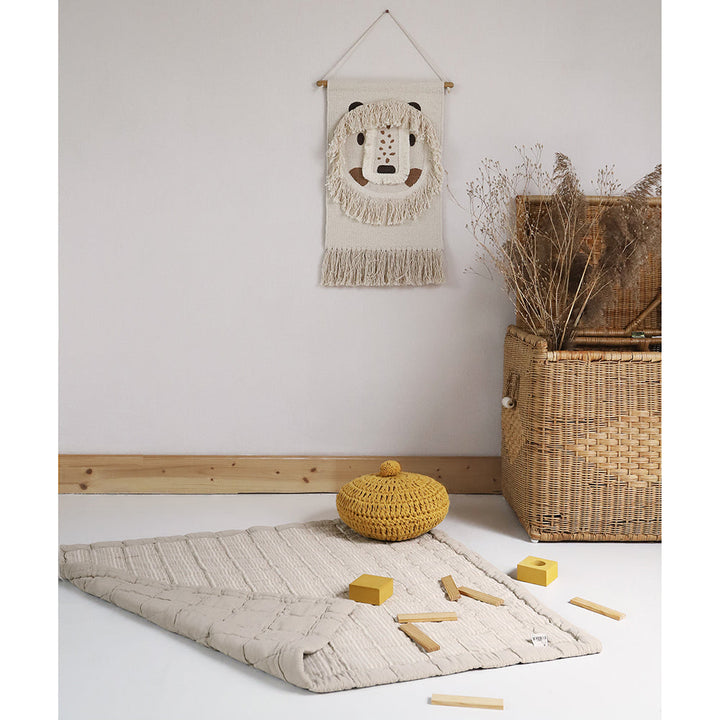 Reversible quilt cotton blanket, 140 x 100 cm