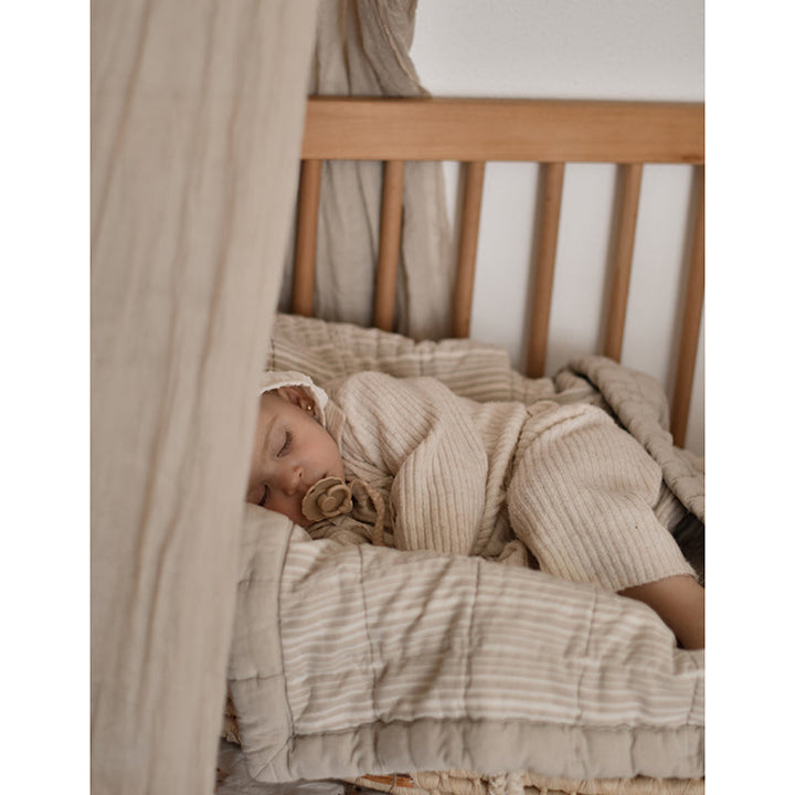 Reversible quilt cotton blanket, 140 x 100 cm