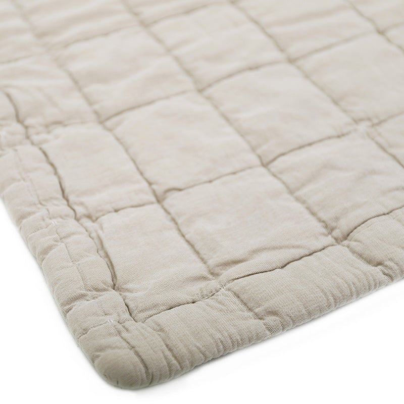 Reversible quilt cotton blanket, 140 x 100 cm