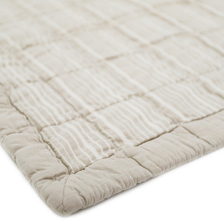 Reversible quilt cotton blanket, 140 x 100 cm