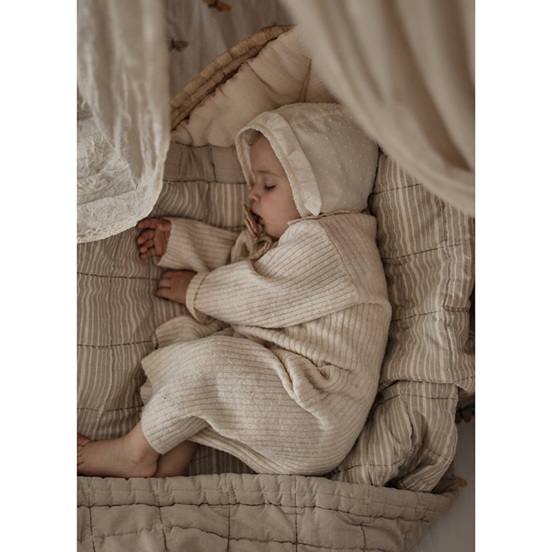 Reversible quilt cotton blanket, 140 x 100 cm
