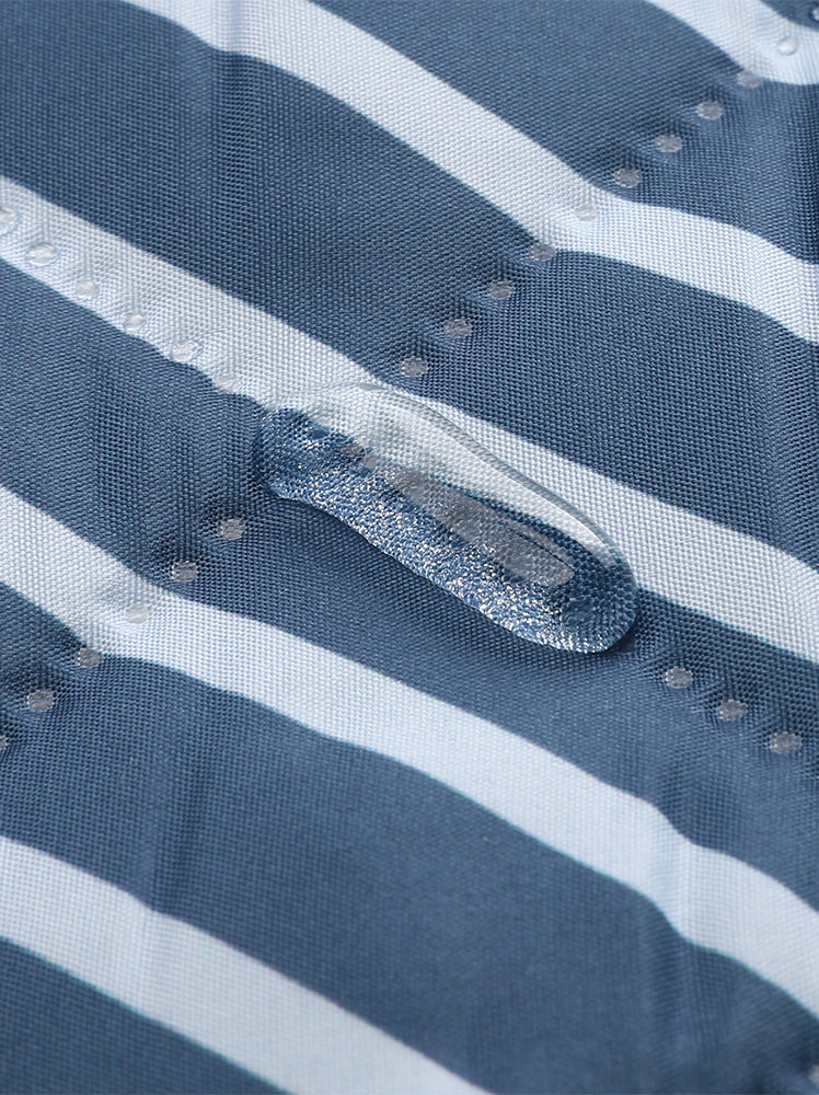 Water-repellent Picnic Blanket 140x170cm, Blue Stripes
