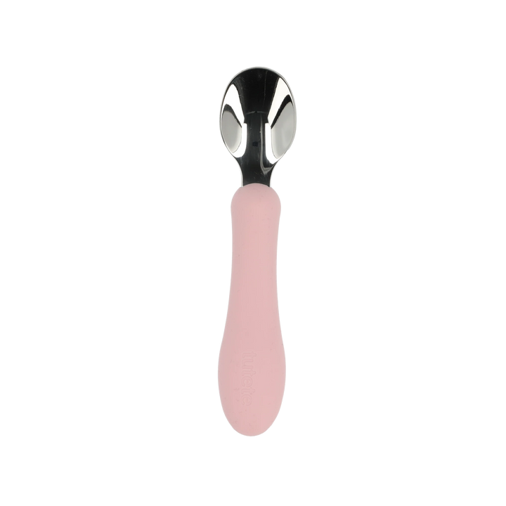 Silicone Suction Cup Bowl with Spoon, Pink