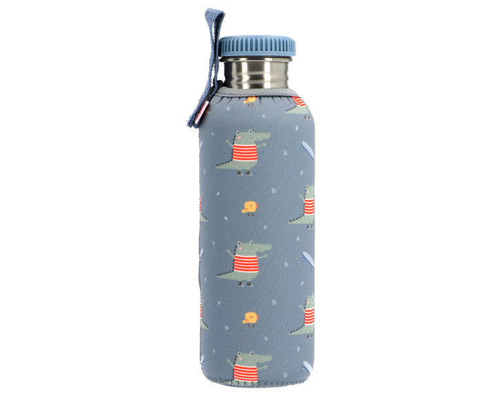 Stainless Steel Water Bottle 750ml, Crocodile