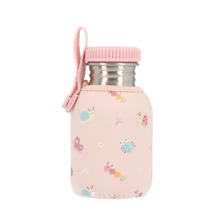Stainless steel water bottle 350ml, Insects