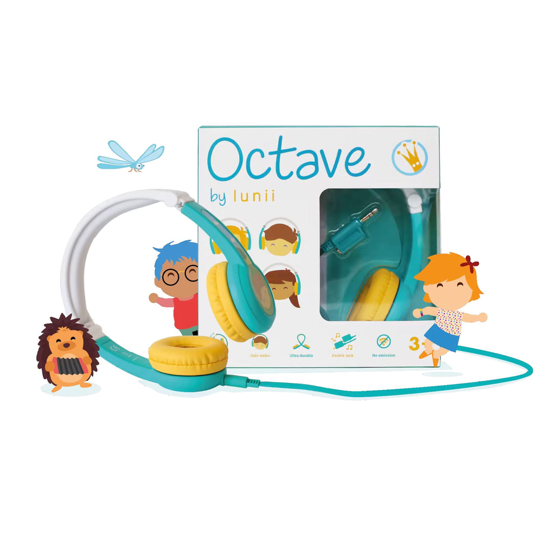 Octave foldable audio headphones