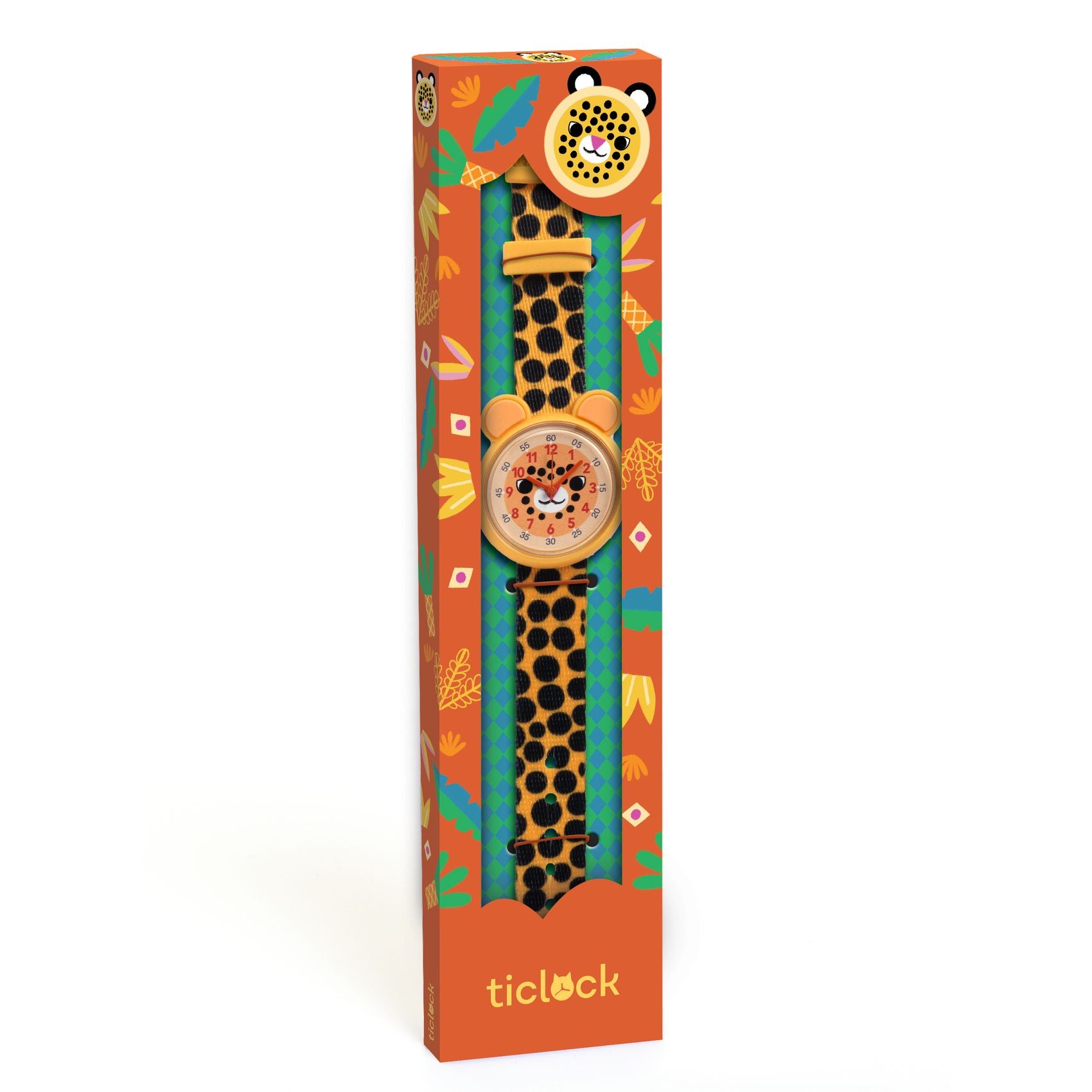 Orologio da polso per bambini, Ghepardo | Djeco DD00436
