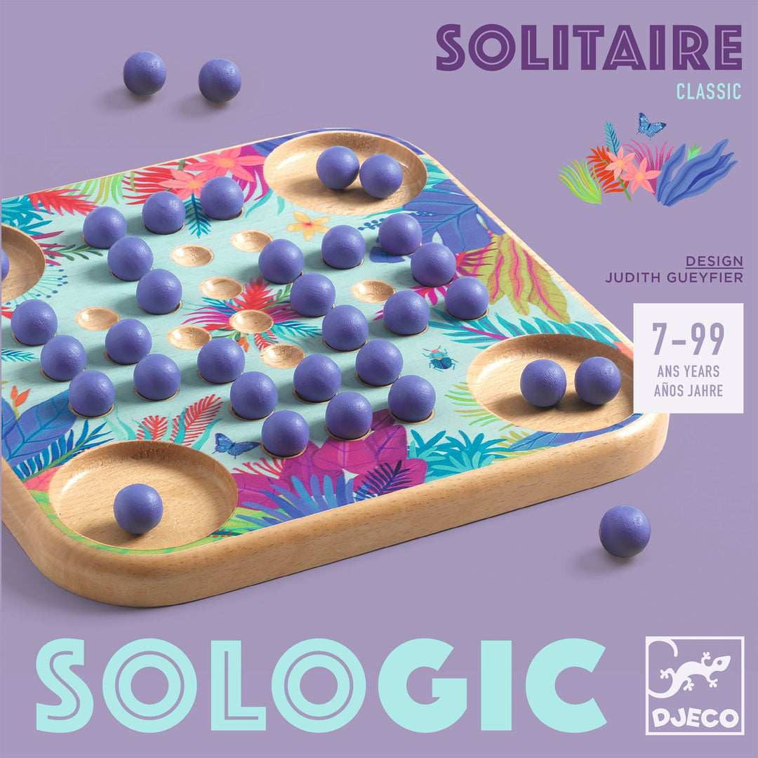 Wooden Solitaire Game