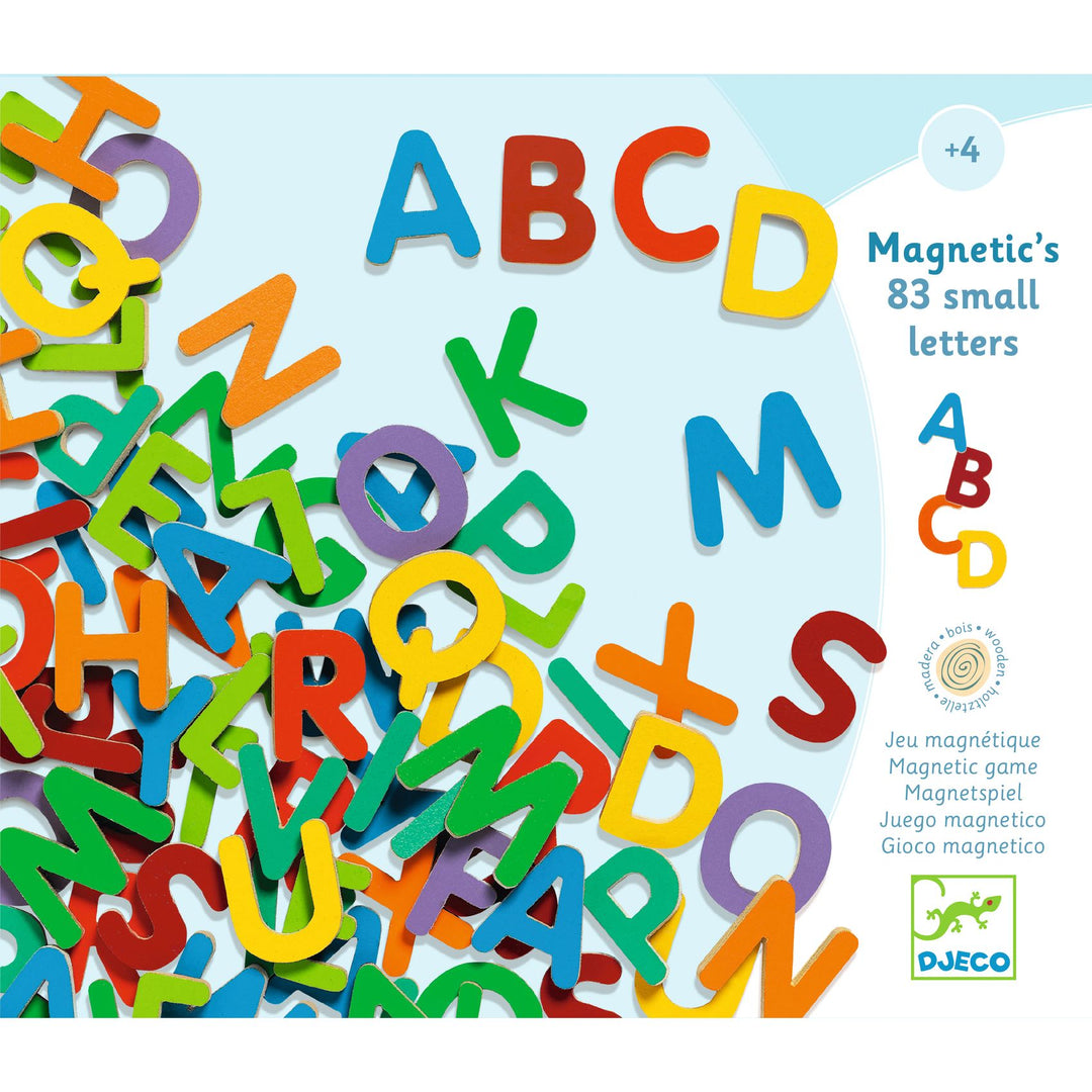 Wooden Magnetic Letters 83pcs