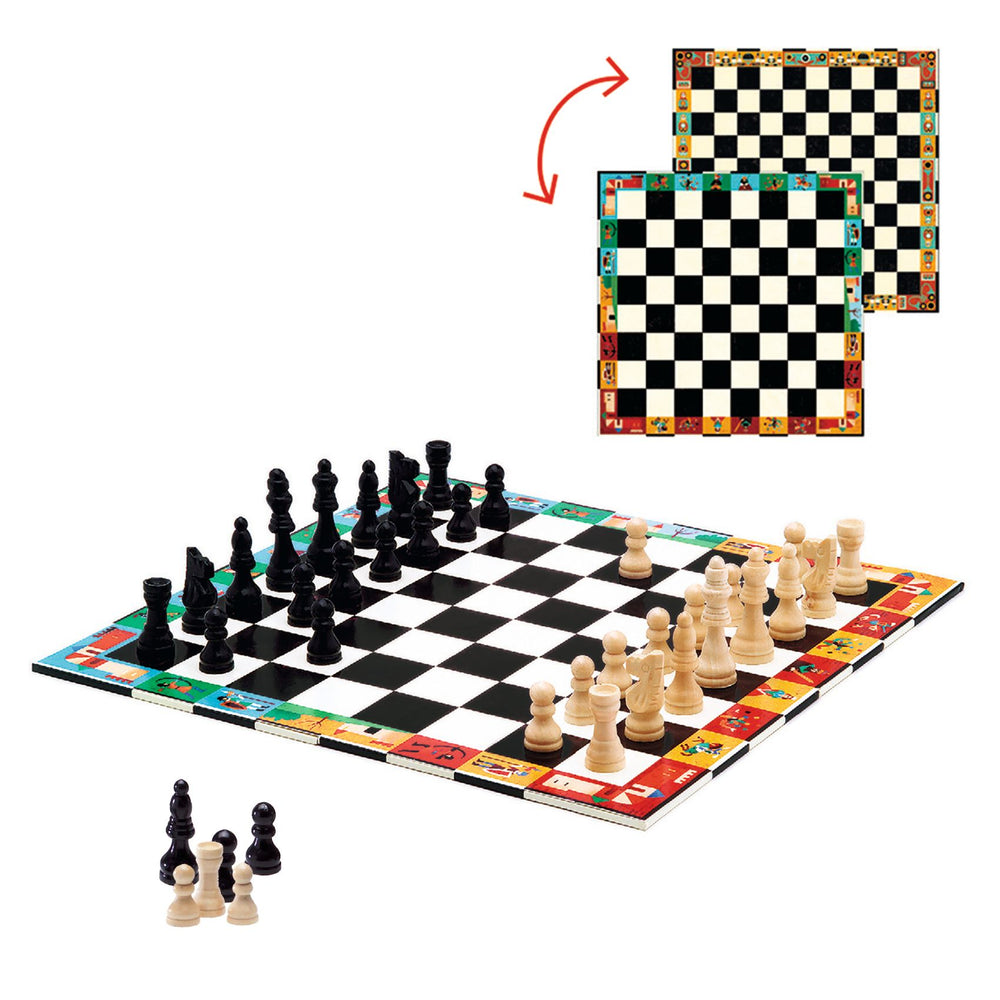 Djeco | Gioco degli scacchi e della dama