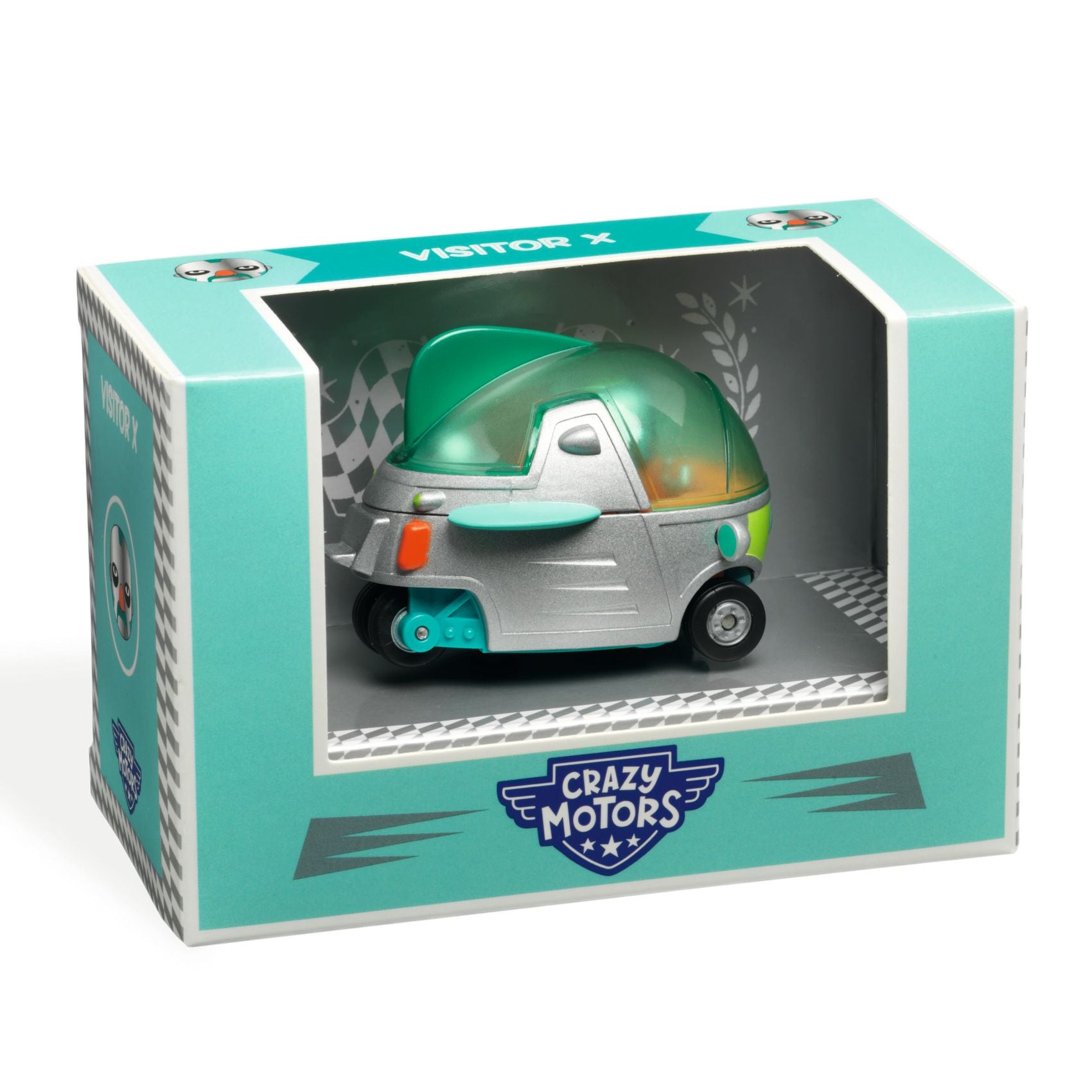 Metal toy car Visitor X Crazy Motors Djeco PIPI PUPU and friends