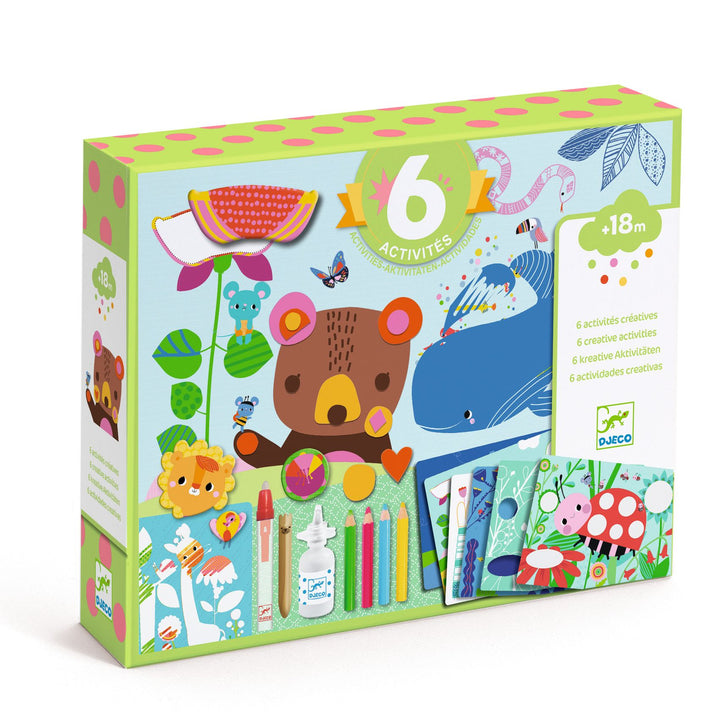 Djeco | Kit creativo multi attività Amici animali DJ09295