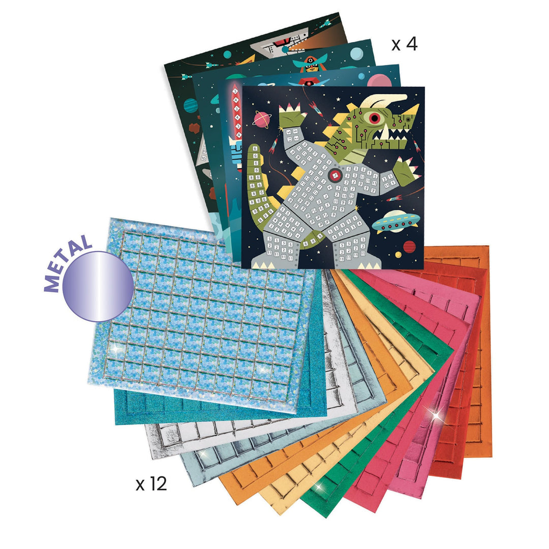 Djeco | Gioco creare mosaici Battaglia spaziale