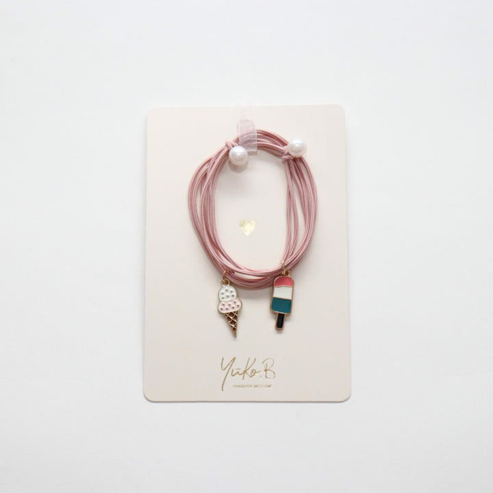 Hair elastics, Ice creams