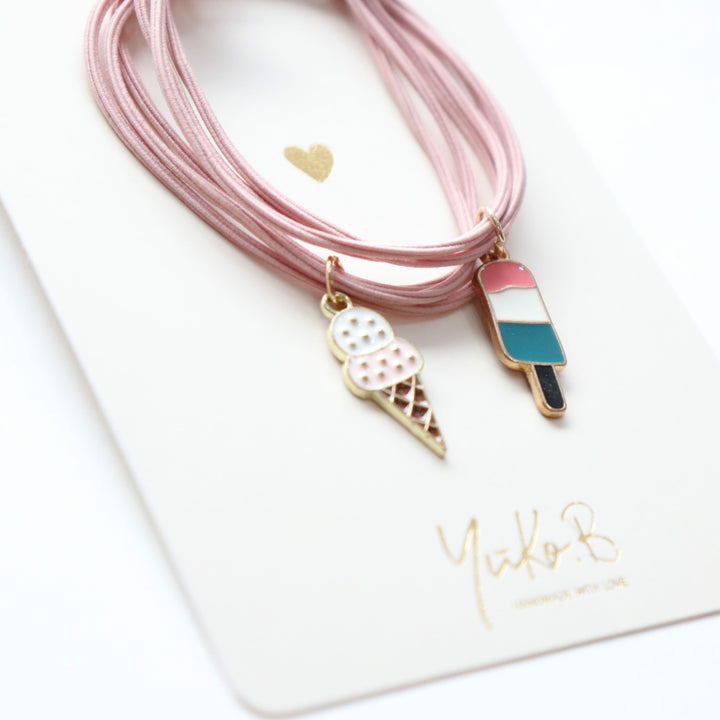 Hair elastics, Ice creams