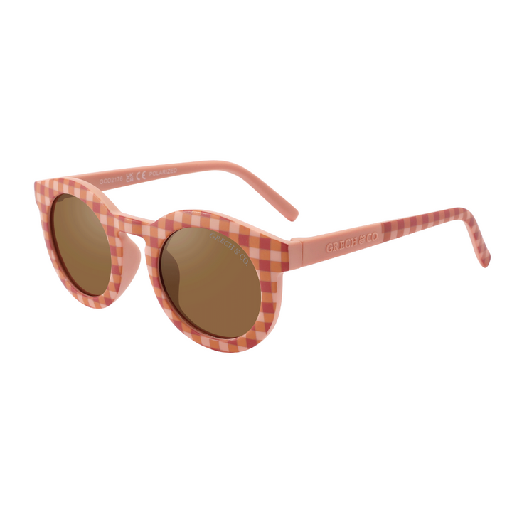 Occhiali da sole flessibili polarizzati Adulto Sunset gingham Grech&Co