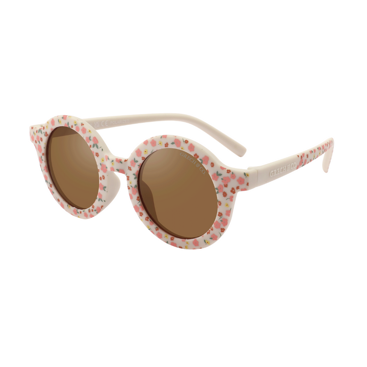Occhiali da sole per bambini flessibili, Round Sunset meadow Grech&Co