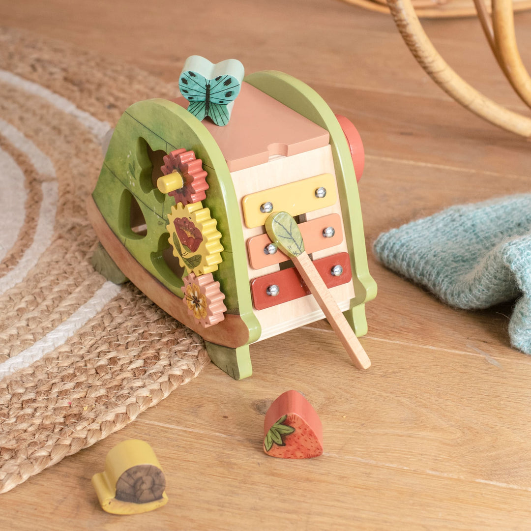Wooden Activity Turtle