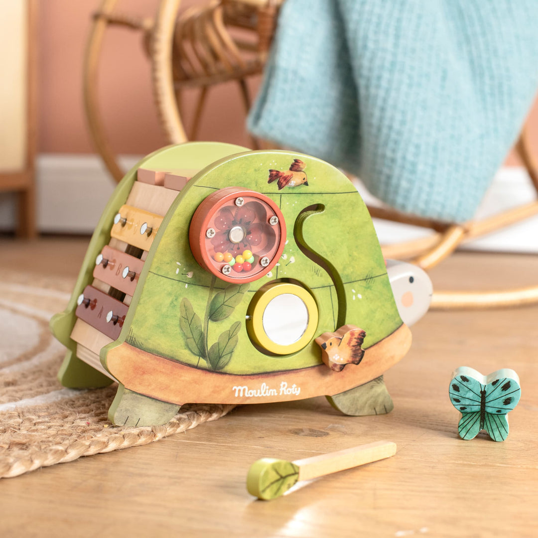 Wooden Activity Turtle