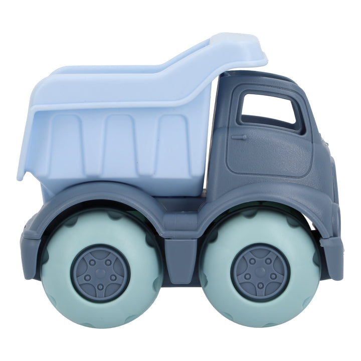 Beach toys, bucket, blue truck and accessories