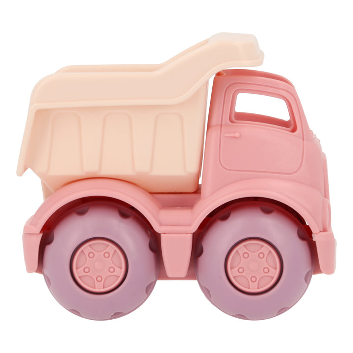Beach toys, bucket, pink truck and accessories