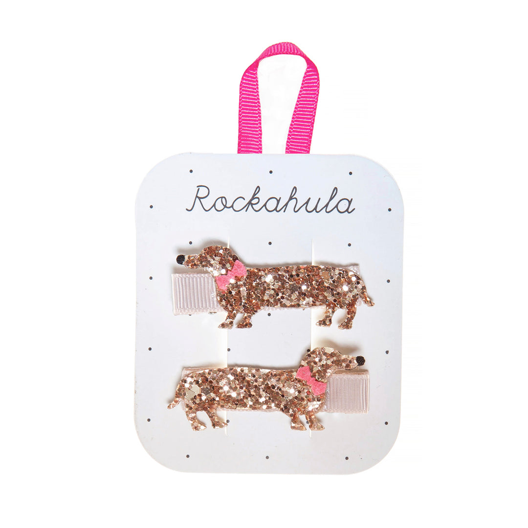 Fermagli per capelli bambini Cane bassotto | Rockahula Kids