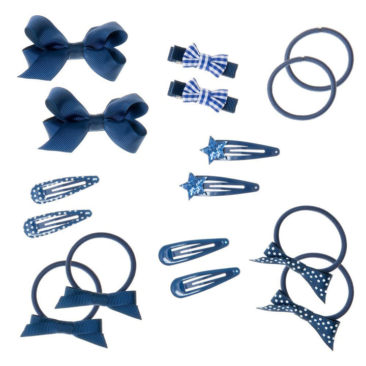 Set accessori per capelli per la scuola, Blu | Rockahula bambini