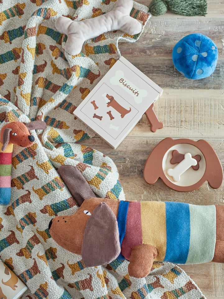Plush dachshund dog Charlie